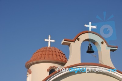 Greek Church Stock Photo
