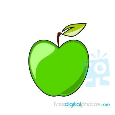 Green Apple  Stock Image