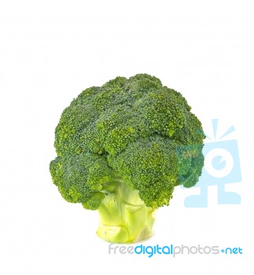Green Broccoli Stock Photo