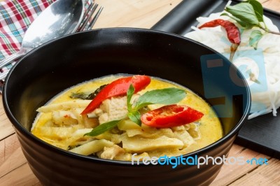 Green Curry Stock Photo