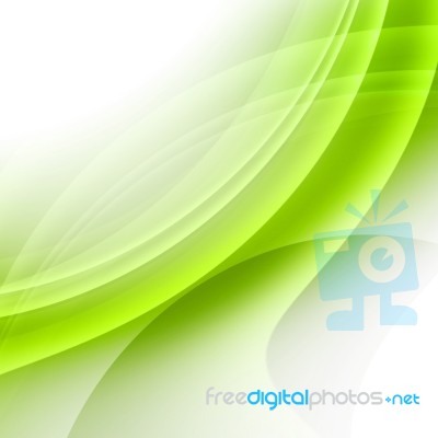 Green Curved Background Stock Image