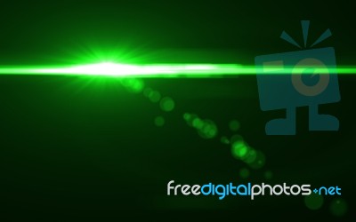 Green Lens Flare Abstract Background.design Natural Lens Flare. Rays Background Stock Image