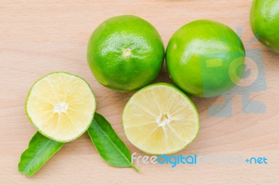 Green Lime Stock Photo