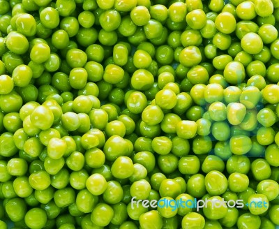 Green Peas Stock Photo