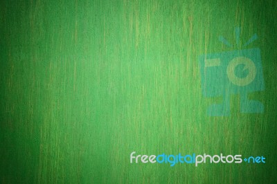 Green Wooden Wall Stock Photo