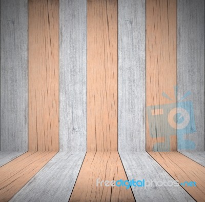 Grey Wood Room Texture Background Stock Photo