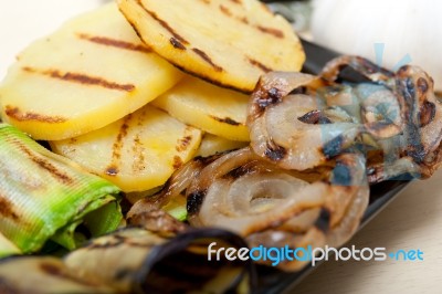 Grilled Assorted Vegetables Stock Photo Grilled Assorted Vegetables Stock Photo