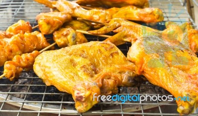 Grilled Chicken Stock Photo