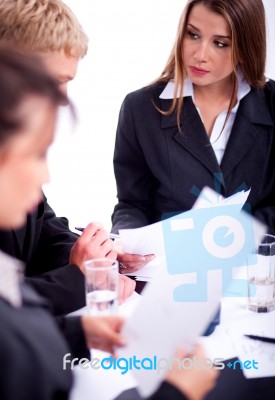 Group Of Business People Stock Photo