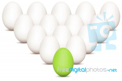 Group Of Eggs Stock Image