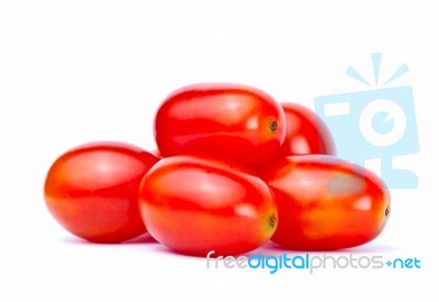 Group Of Grape Tomato Stock Photo