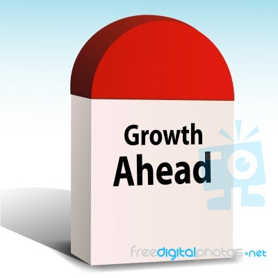 Growth Ahead Stock Image