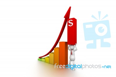 Growth Chart Concept Stock Image
