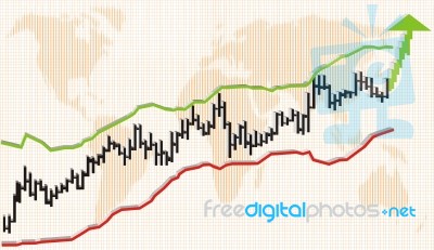 Growth Graph Stock Image