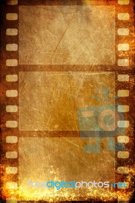 Grunge Film Frame Stock Image