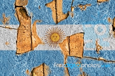 Grunge Flag Of Argentina Stock Photo