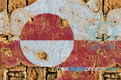 Grunge Flag Of Greenland Stock Photo