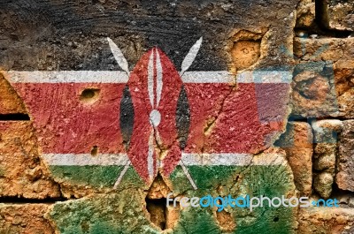 Grunge Flag Of Kenya Stock Photo