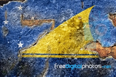Grunge Flag Of Tokelau Stock Photo