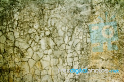 Grunge On Cracked Cement Wall Stock Photo Grunge On Cracked Cement Wall Stock Photo