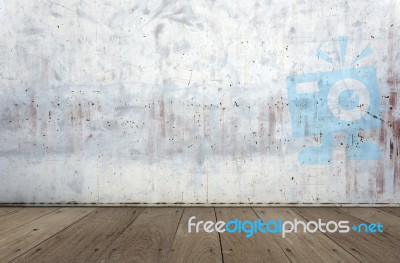 Grunge Wall Stock Photo