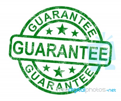 Guarantee Stamp Stock Image