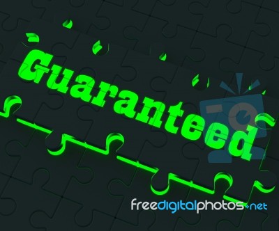 Guaranteed Puzzle Showing Fixed Prices Stock Image