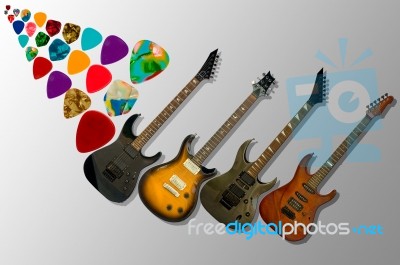 Guitars Stock Photo