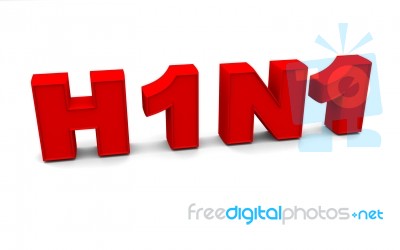 H1N1 Stock Image