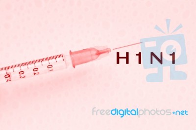 H1n1 Virus,avian Influenza Concept Stock Photo
