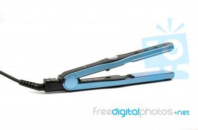 Hair Straightener Stock Photo