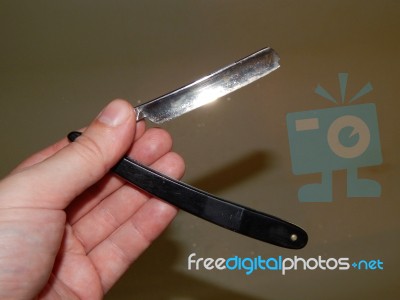 Hairdresser Accessories And Tools For Hair Cutting Stock Photo