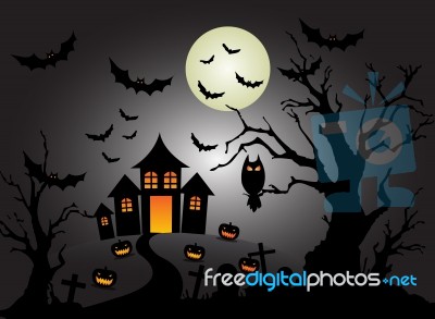 Halloween Background Stock Image