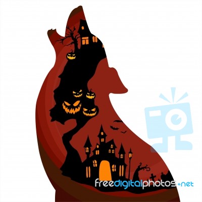 Halloween Graphic Resource Stock Image