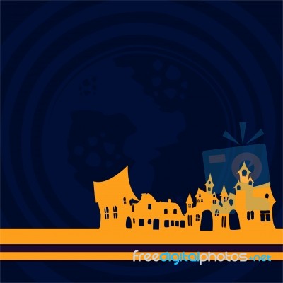 Halloween Graphic Resource Stock Image