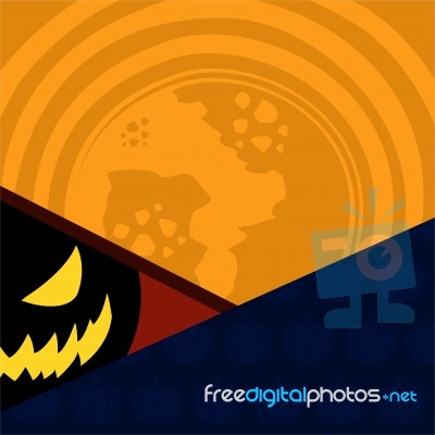 Halloween Graphic Resource Stock Image