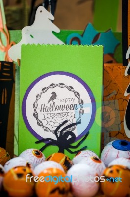 Halloween - Halloween Crafts - Paper Crafting Stock Photo