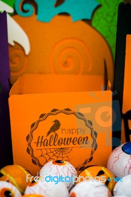 Halloween - Halloween Crafts - Paper Crafting Stock Photo