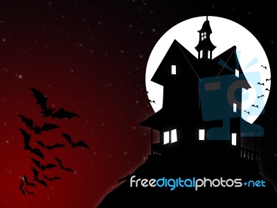 Halloween House Stock Image