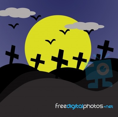 Halloween Night Stock Image
