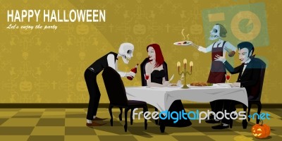 Halloween Party Stock Image