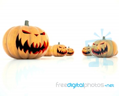 Halloween Pumpkins Stock Image