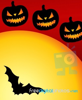 Halloween Pumpkins Stock Image