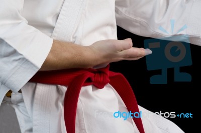 Hand Fighter Karate Stock Photo