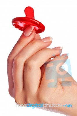 Hand Holding A Condom Stock Photo Hand Holding A Condom Stock Photo