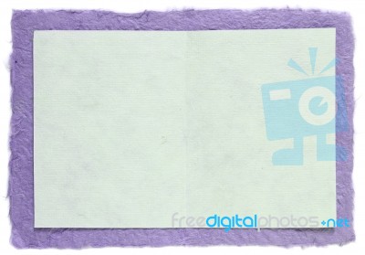 Handmade Paper With Blank Note Stock Photo Handmade Paper With Blank Note Stock Photo