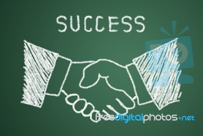 Handshake In Business Stock Photo