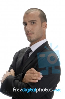 Handsome Businessman Posing Stock Photo Handsome Businessman Posing Stock Photo