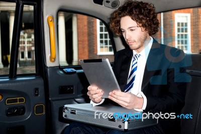 Handsome Confident Young Businessman Stock Photo