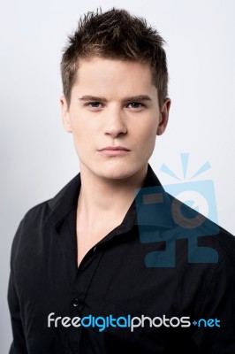 Handsome Guy In Attitude Stock Photo